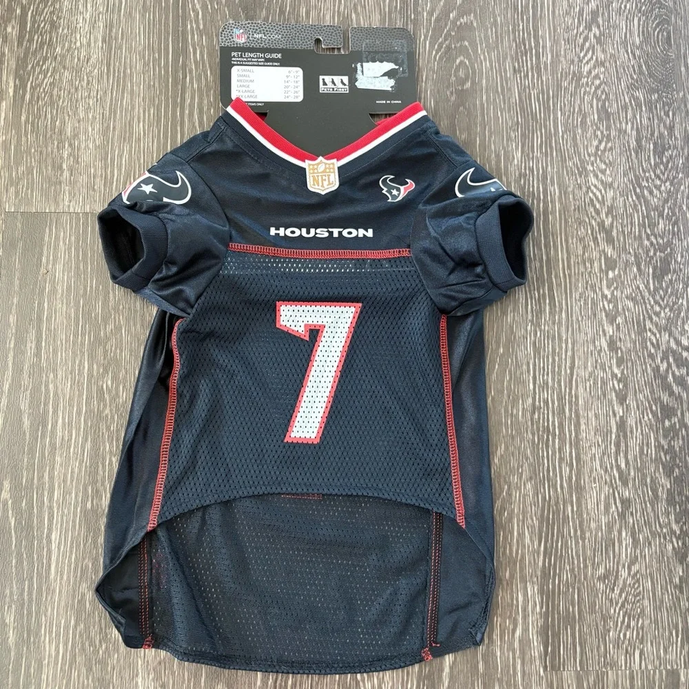 NFL Official Houston Texans Dog Jersey